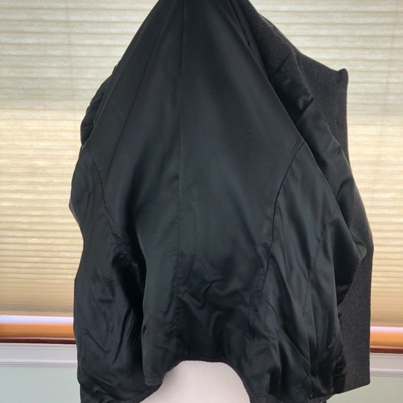 L.L. Bean Gray Cozy Wool/Cashmere Blend Blazer Jacket Academia Quiet Luxury - Picture 9 of 11